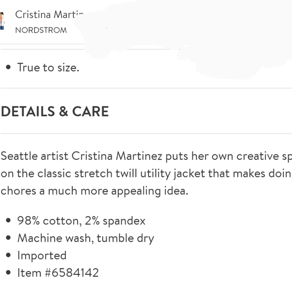 BNIP CRISTINA MARTINEZ JACKET - Picture 8 of 8
